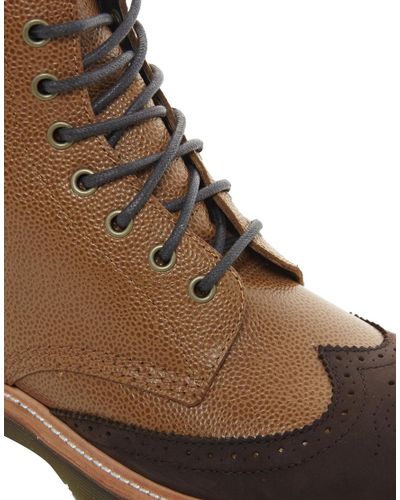 brown wingtip doc martens