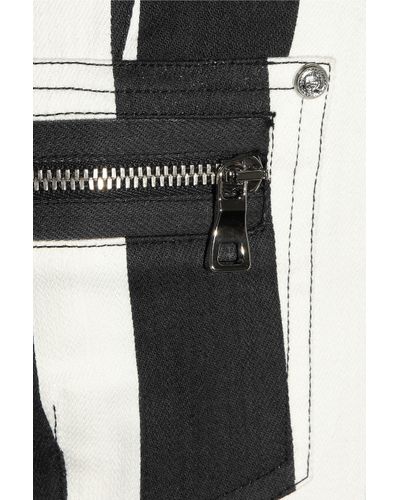 balmain striped pants