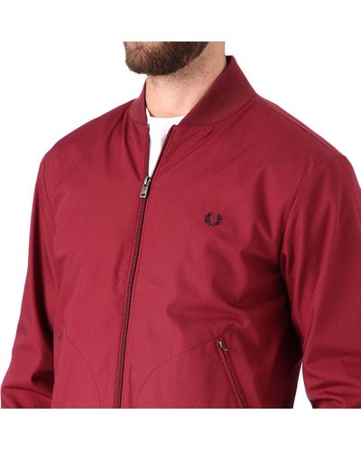 fred perry maroon jacket