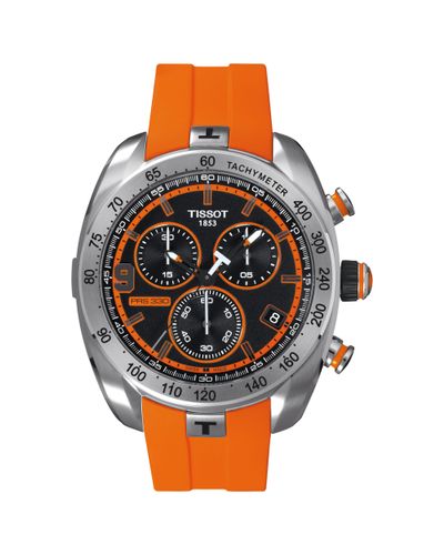 Orange strap watch mens clearance