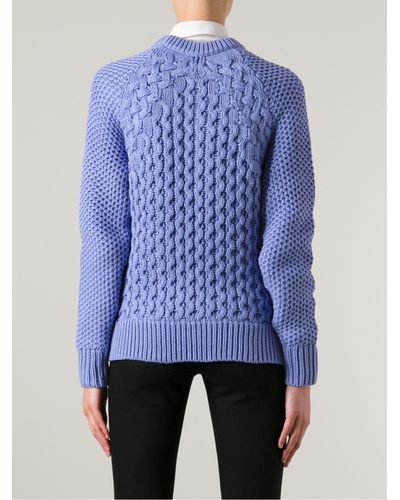 acne blue sweater
