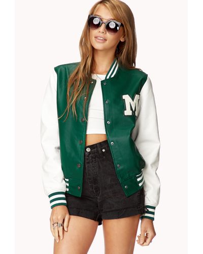 forever 21 baseball jacket
