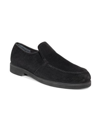 Hush Puppies Earl Slipon Loafers in Black Suede (Black) for Men | Lyst