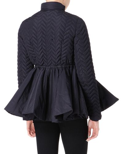moncler peplum puffer jacket