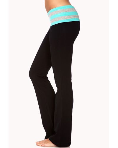 Foldover yoga capris Clearance