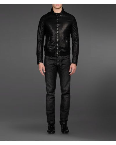 armani biker jacket
