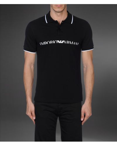 men's armani polo shirt