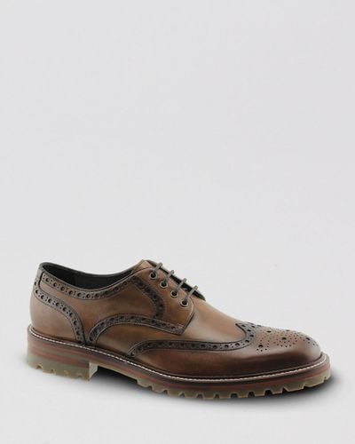 johnston and murphy brown wingtips