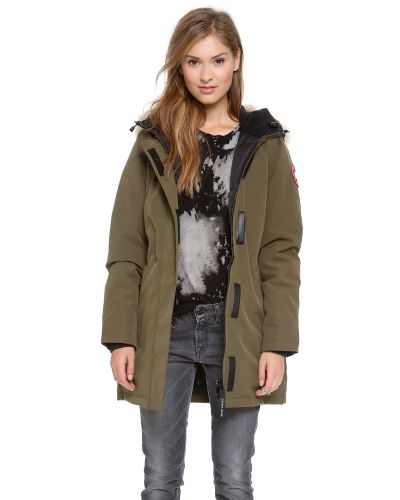 Canada Goose Victoria Parka in Military Green (Green) - Lyst