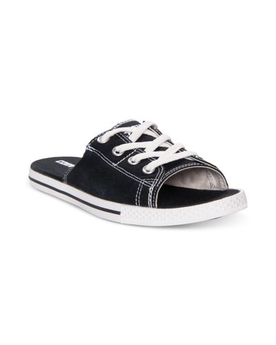 Converse All Star Cutaway Evo Slide Sandals in Black - Lyst
