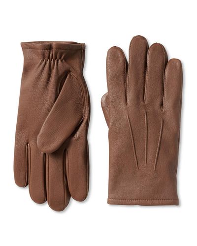 Banana Republic Deerskin Leather Glove Cognac in Brown for Men - Lyst