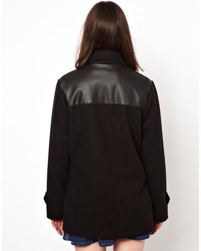leather donkey jacket