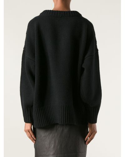 The Row Ophelia Sweater in Black | Lyst