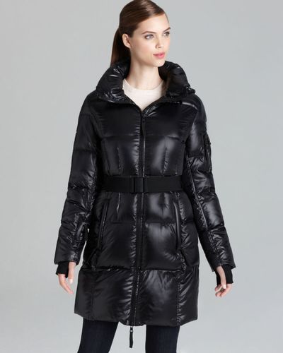 sam soho belted down puffer jacket