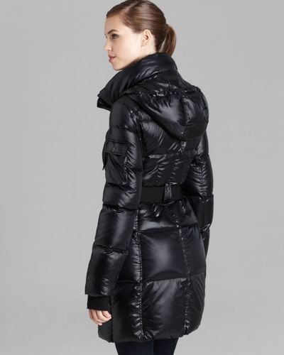 sam long puffer coat