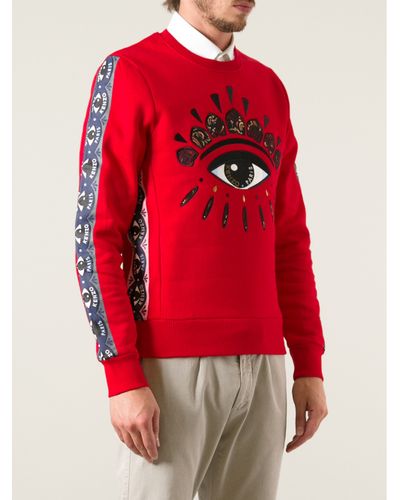 Kenzo eye jumper red hotsell