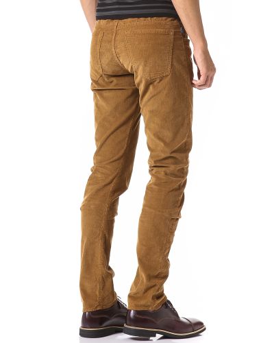 Paul Smith 5 Pocket Corduroy Pants in Tan (Brown) for Men - Lyst