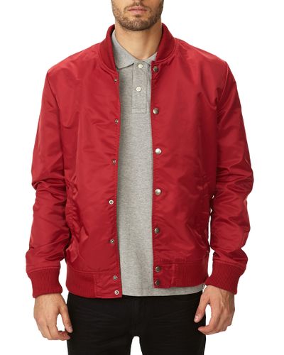 red bomber jacket forever 21