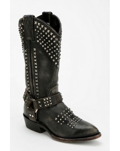 billie black biker boot