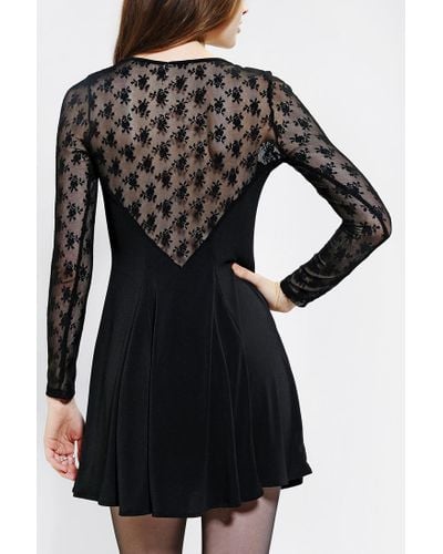 urban outfitters blue lace top