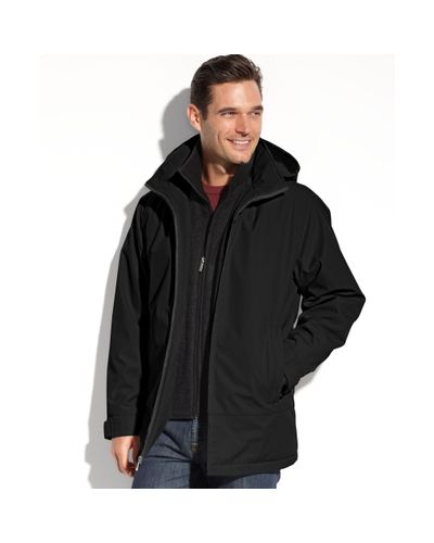 weatherproof hooded jacket