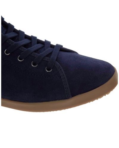 Fred Perry Phoenix Mid High Top Trainers in Navy (Blue) - Lyst