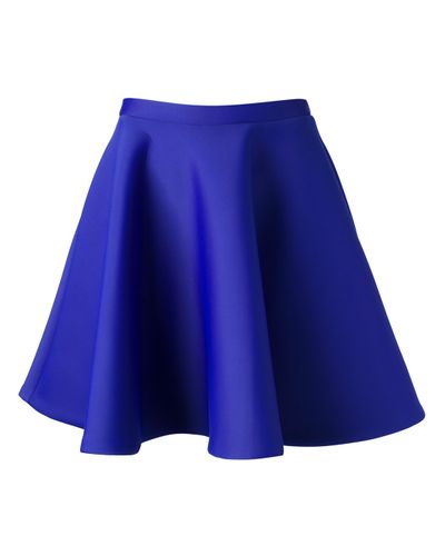 MSGM Circle Skirt in Blue - Lyst