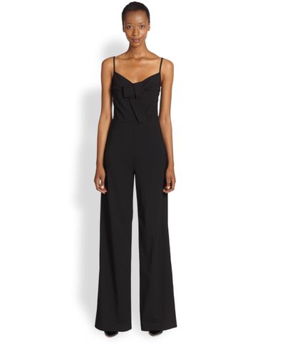 DKNY Camisole Jumpsuit in Black - Lyst