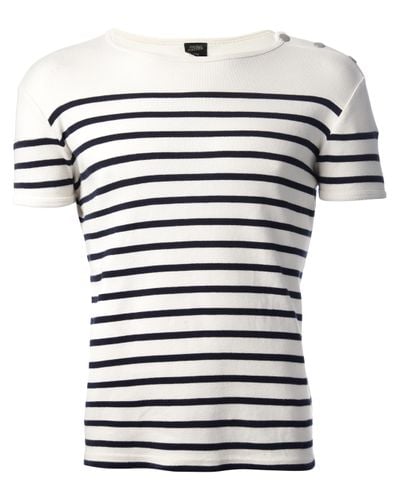 Jean Paul Gaultier Naval T-Shirt in White for Men | Lyst