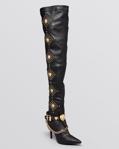 the band knee high platform boot jeffrey campbell