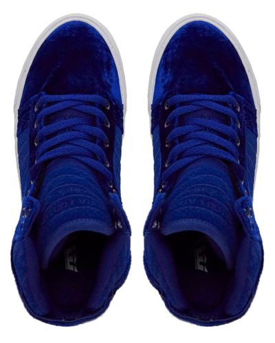 Supra Skytop Blue Velvet High Top 