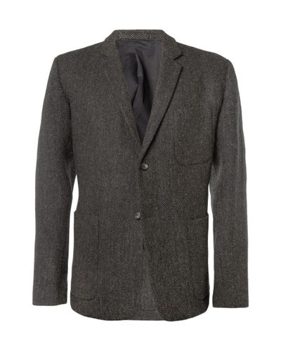 Margaret Howell Oversized Harris Tweed Blazer in Gray for Men - Lyst