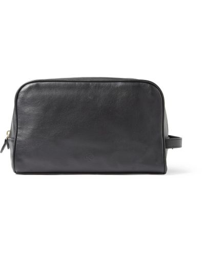 mulberry men's leather wash bag