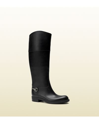 gucci rubber boots