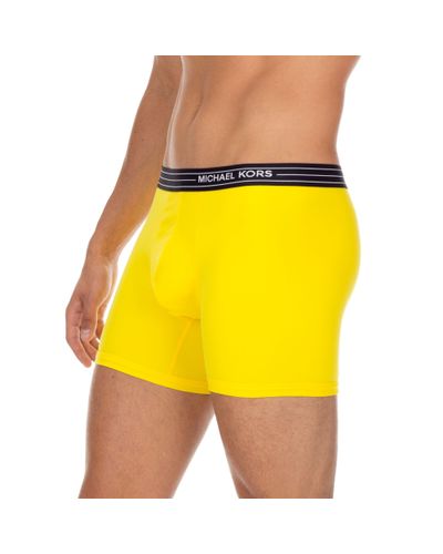 Michael Kors underwear boxers in Yellow for Men | Lyst