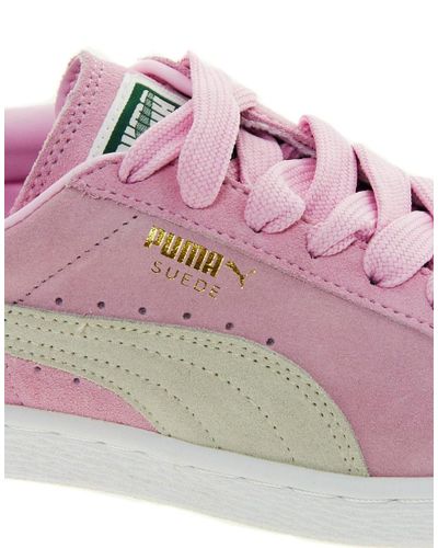 PUMA Suede Classic Baby Pink Sneakers - Lyst