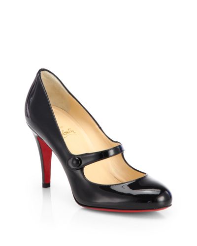 Christian Louboutin Charlene Patent Leather Mary Jane Pumps in ...