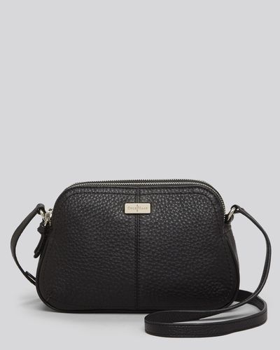 Cole Haan Crossbody Double Zip in Black - Lyst