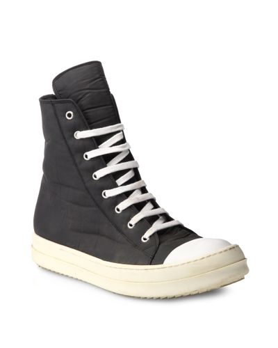 rick owens drkshdw ramones canvas