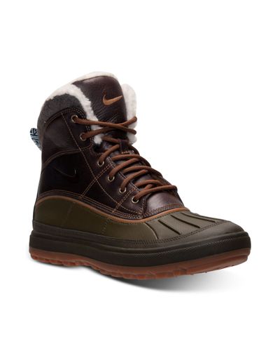 Nike Mens Woodside Ii Boots From Finish Line in Black/Black (Black) for Men | Lyst