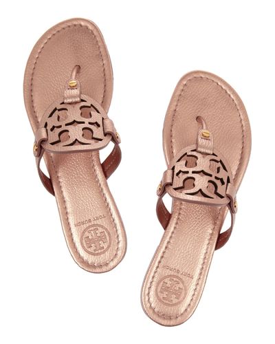 tory burch rose gold sandals