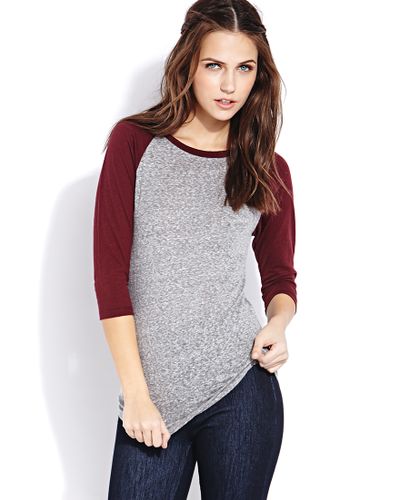 forever 21 baseball tee