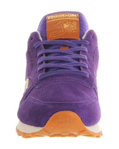 Reebok Classic Leather W in Purple 