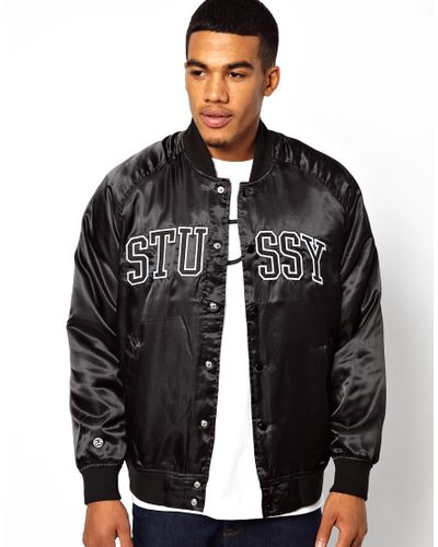 stussy bomber jacket mens