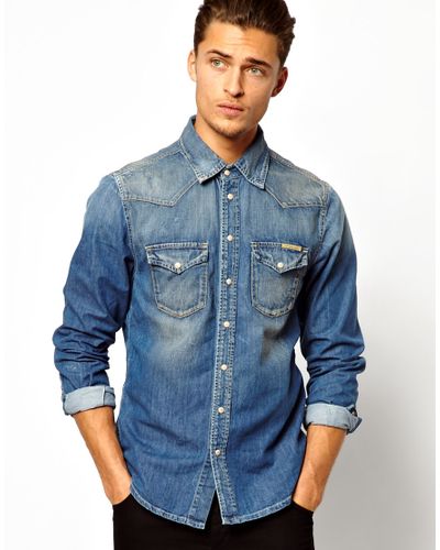 pepe jeans denim shirt