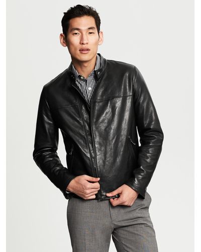 banana republic black jacket