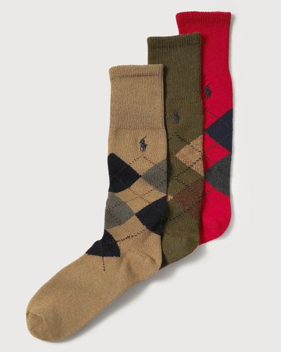 brown polo socks