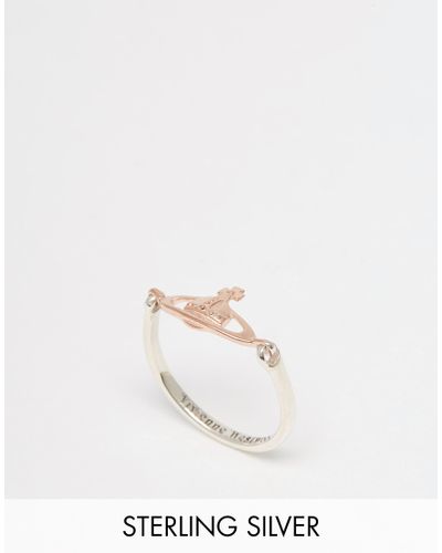 Vivienne Westwood Orb Vendome Ring in Metallic | Lyst