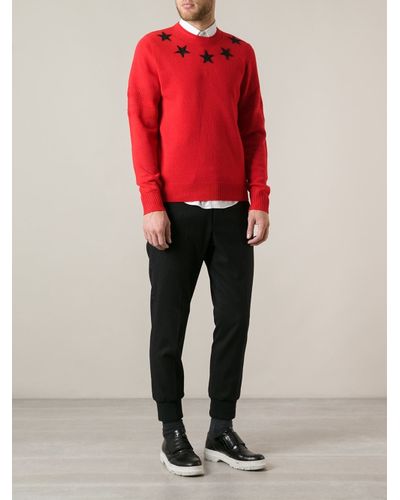 red givenchy sweater
