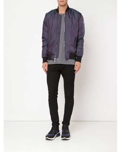 iridescent bomber jacket